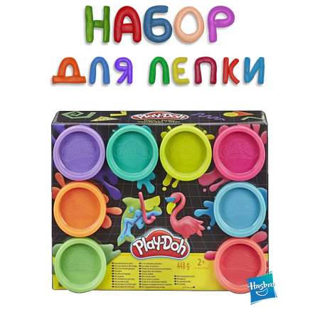 Масса для лепки Hasbro Набор Play-Doh Животные 8 цв.