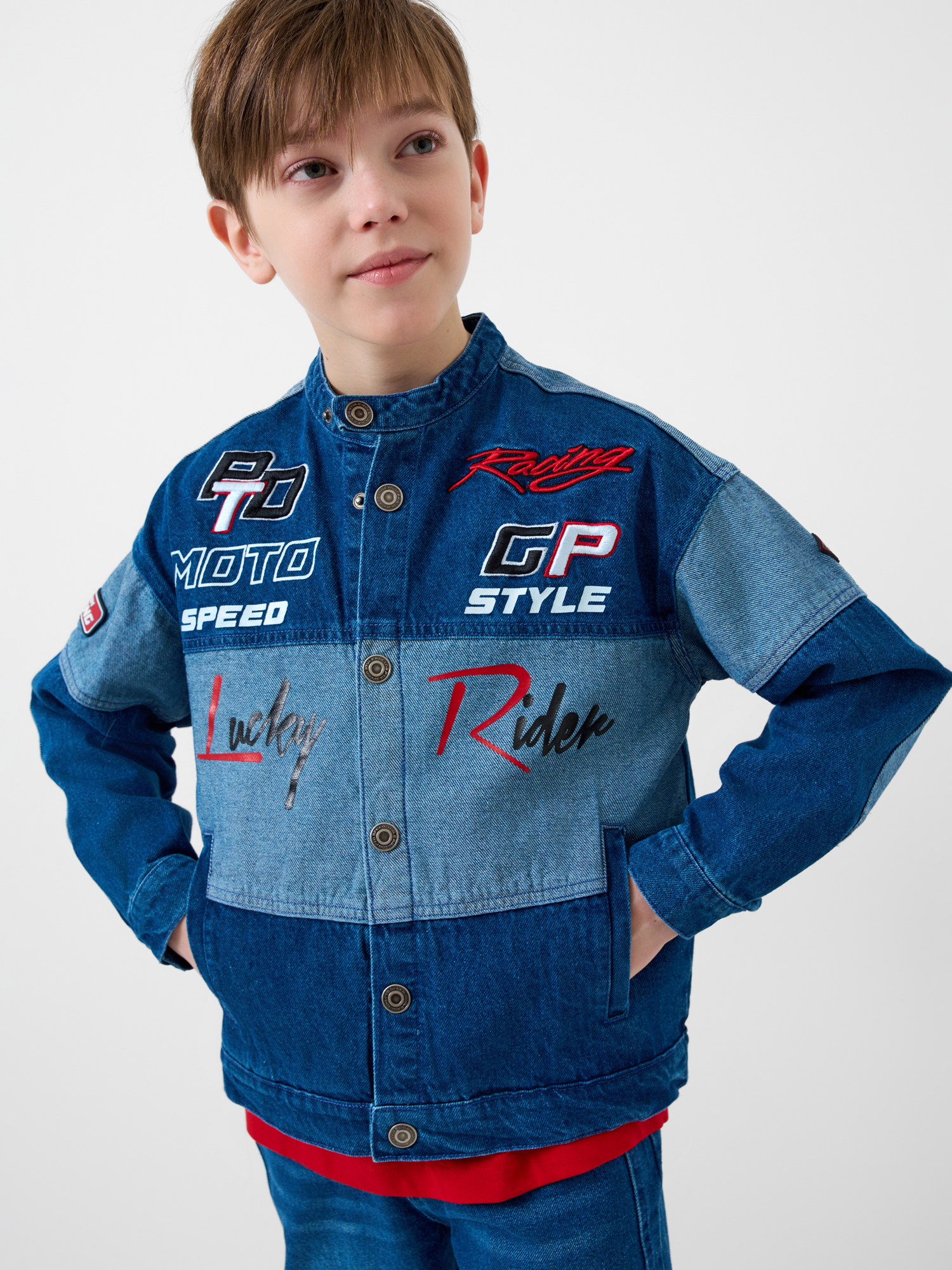 Джинсовая куртка PlayToday 12611006 - фото 6