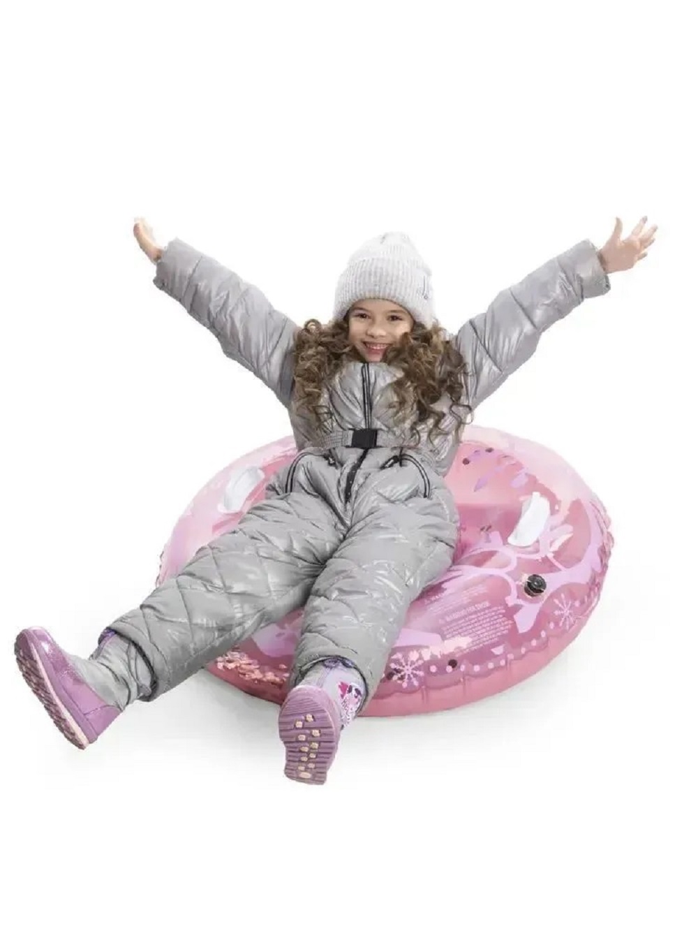 Тюбинг розовый SXRide JLW01 80х80х22 см - фото 5