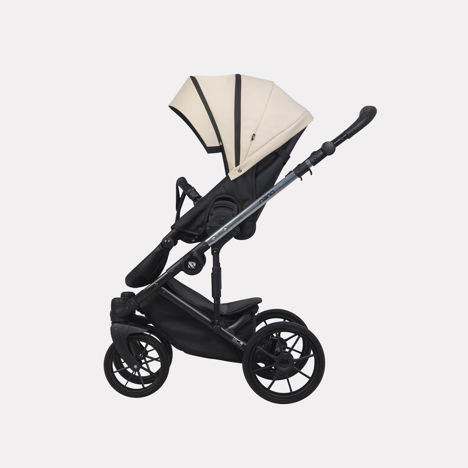 Коляска 2в1 Riko Nano Thermo Ecco бежевый - фото 9