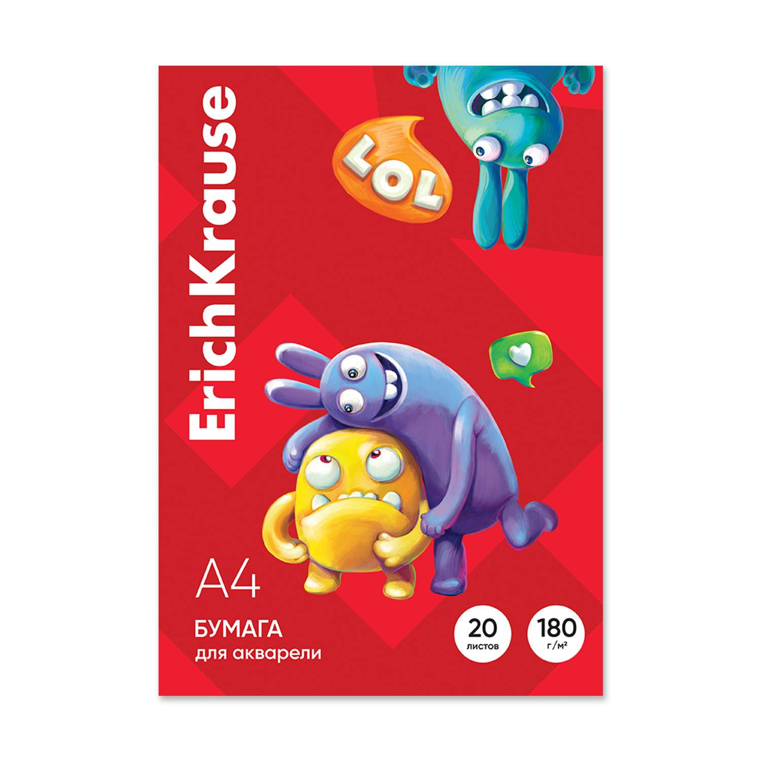 Художественная бумага ErichKrause для акварели 20 лист. - фото 1