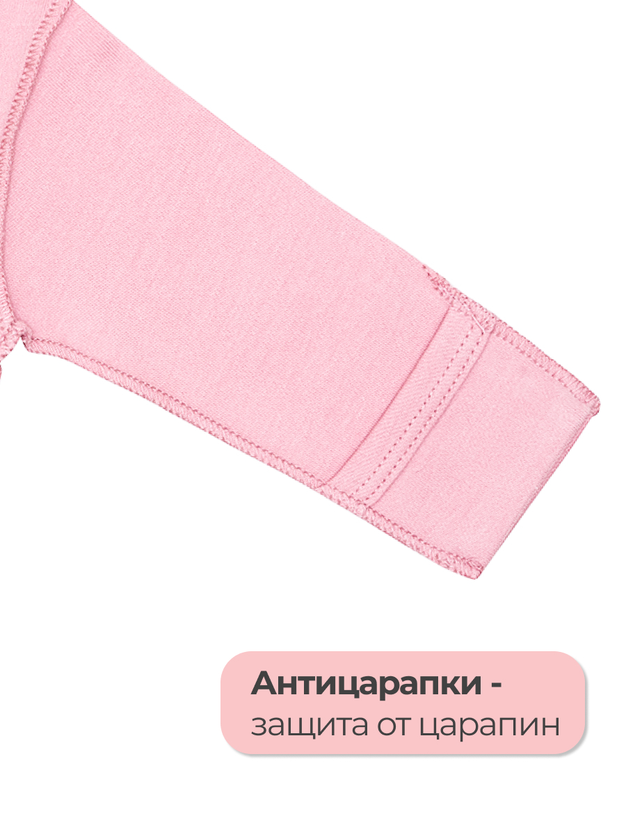 Боди для недоношенных Эскимо 2-704розовый - фото 4