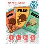 Протеиновое печенье без сахара FUZE Шоколад Мята-белый шоколад Апельсин-шоколад 9шт х 40г