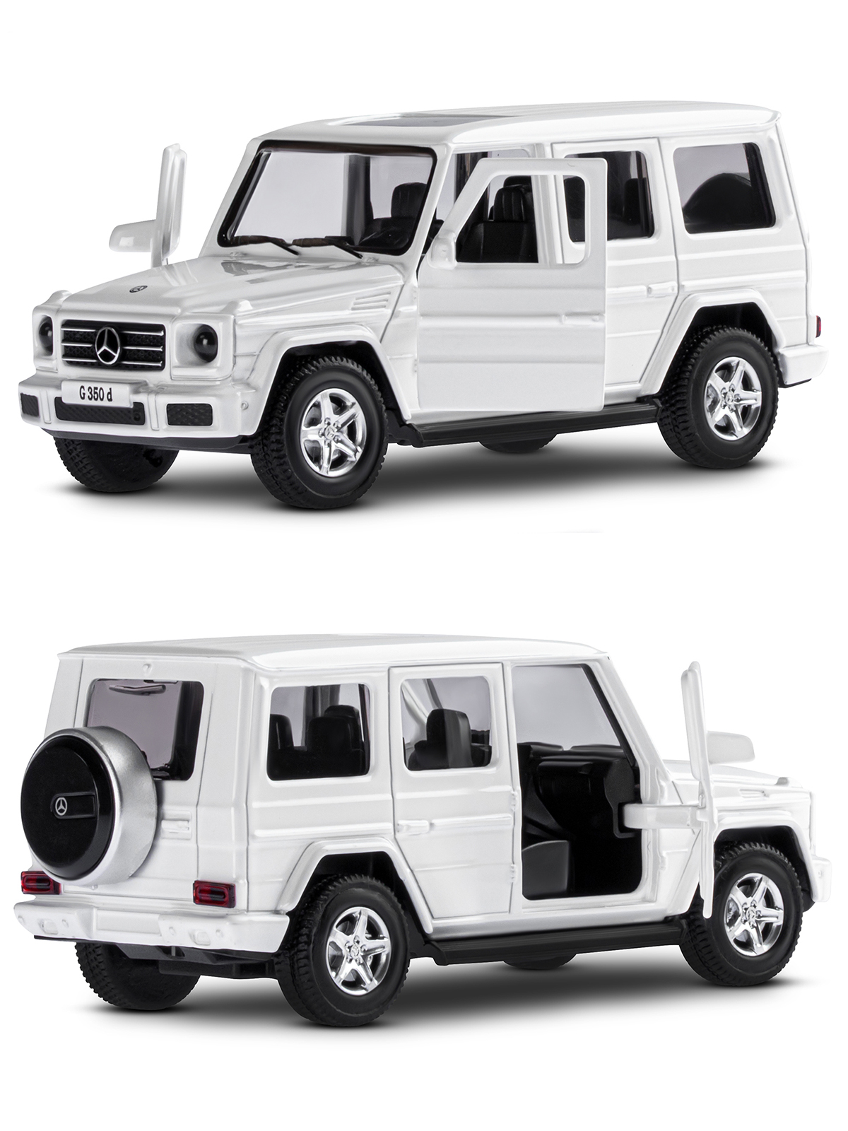 Внедорожник АВТОпанорама Mercedes Benz G350d 1:42 JB1200182 - фото 7