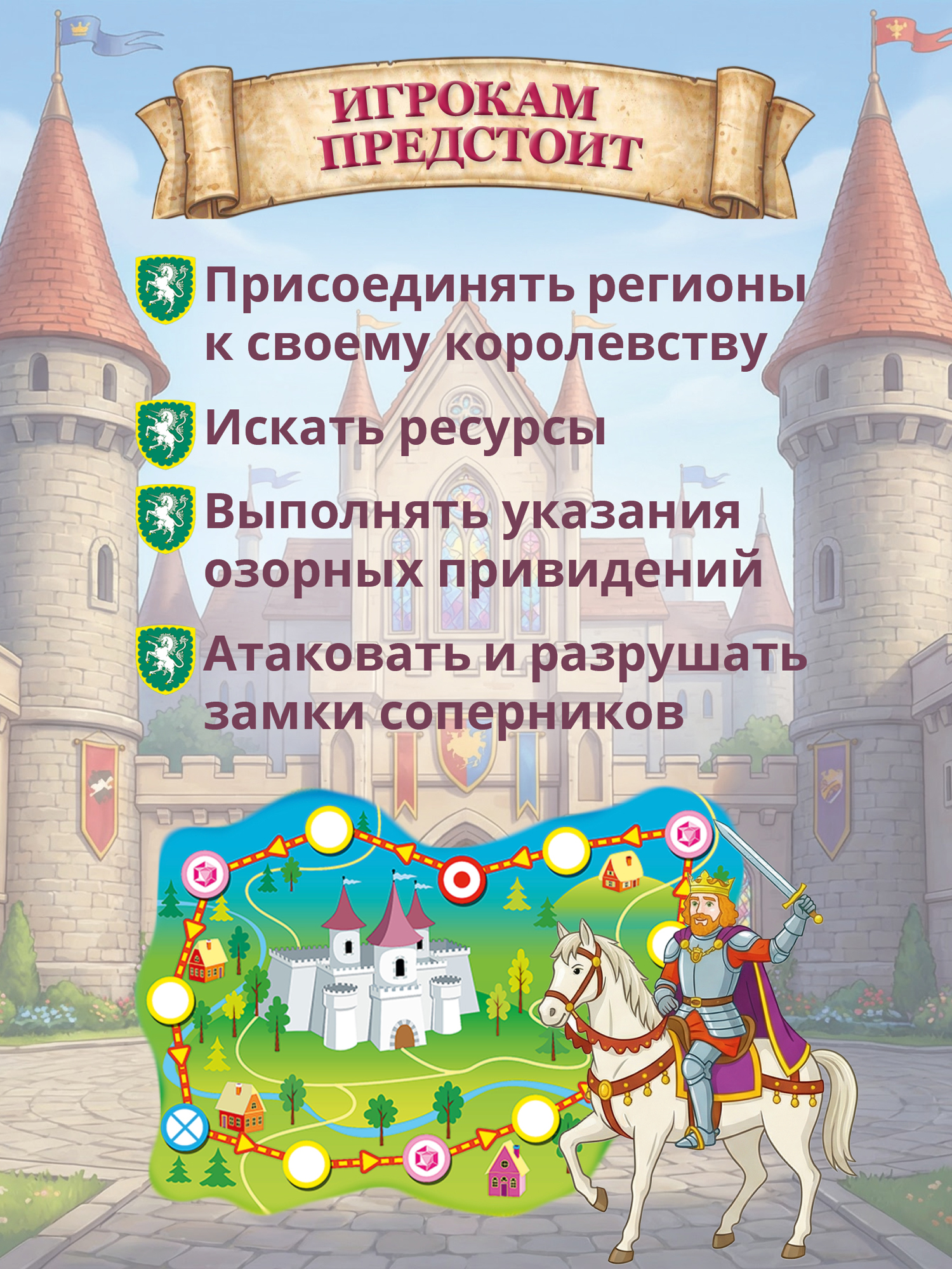 Настольная игра Дрофа-Медиа Короли и Замки - фото 4