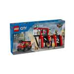 Конструктор LEGO City Пожарная часть с машиной 843 дет.