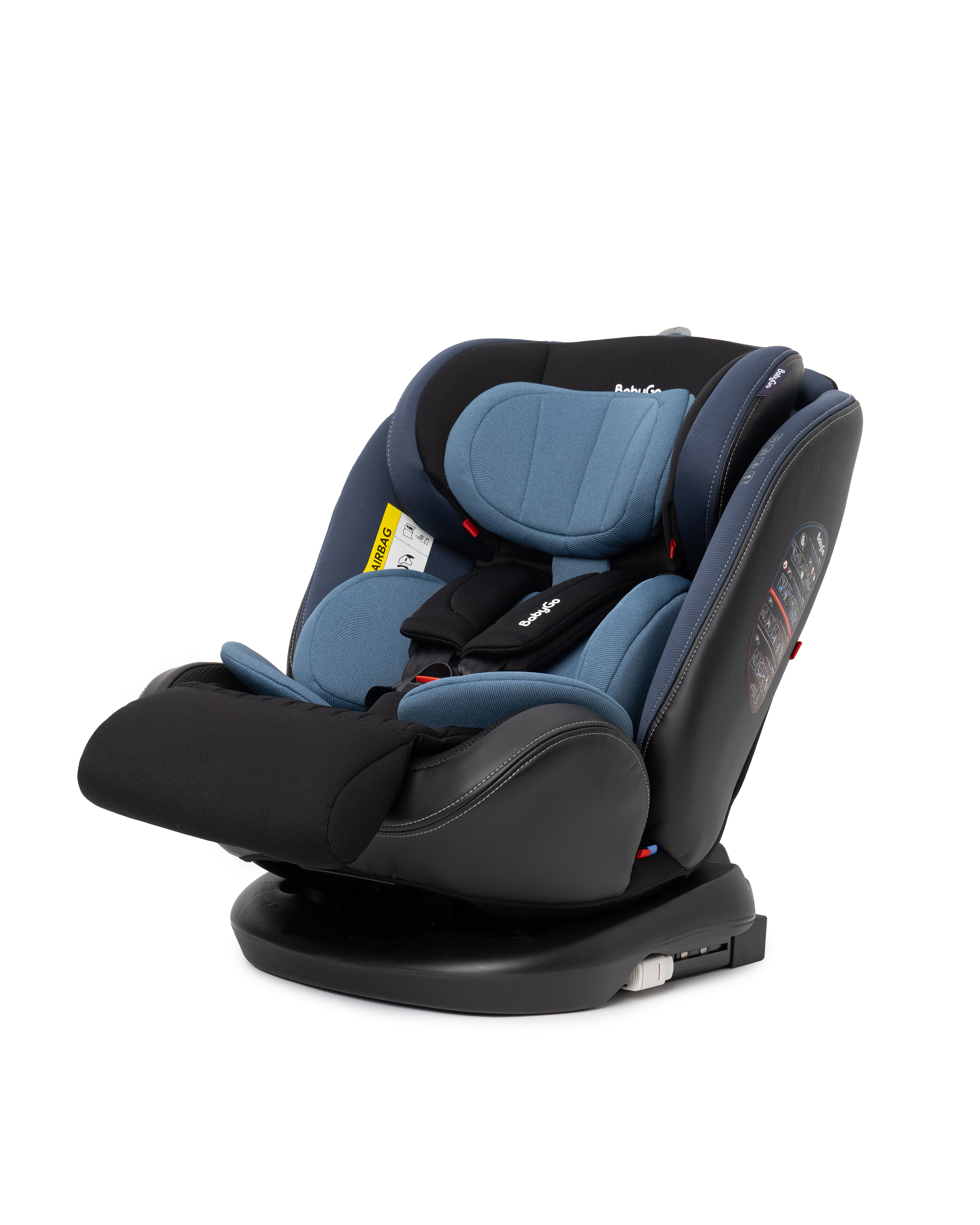 Автокресло BabyGo Multi-Stage New Isofix 0+/1/2/3 (0-36 кг) синий - фото 16