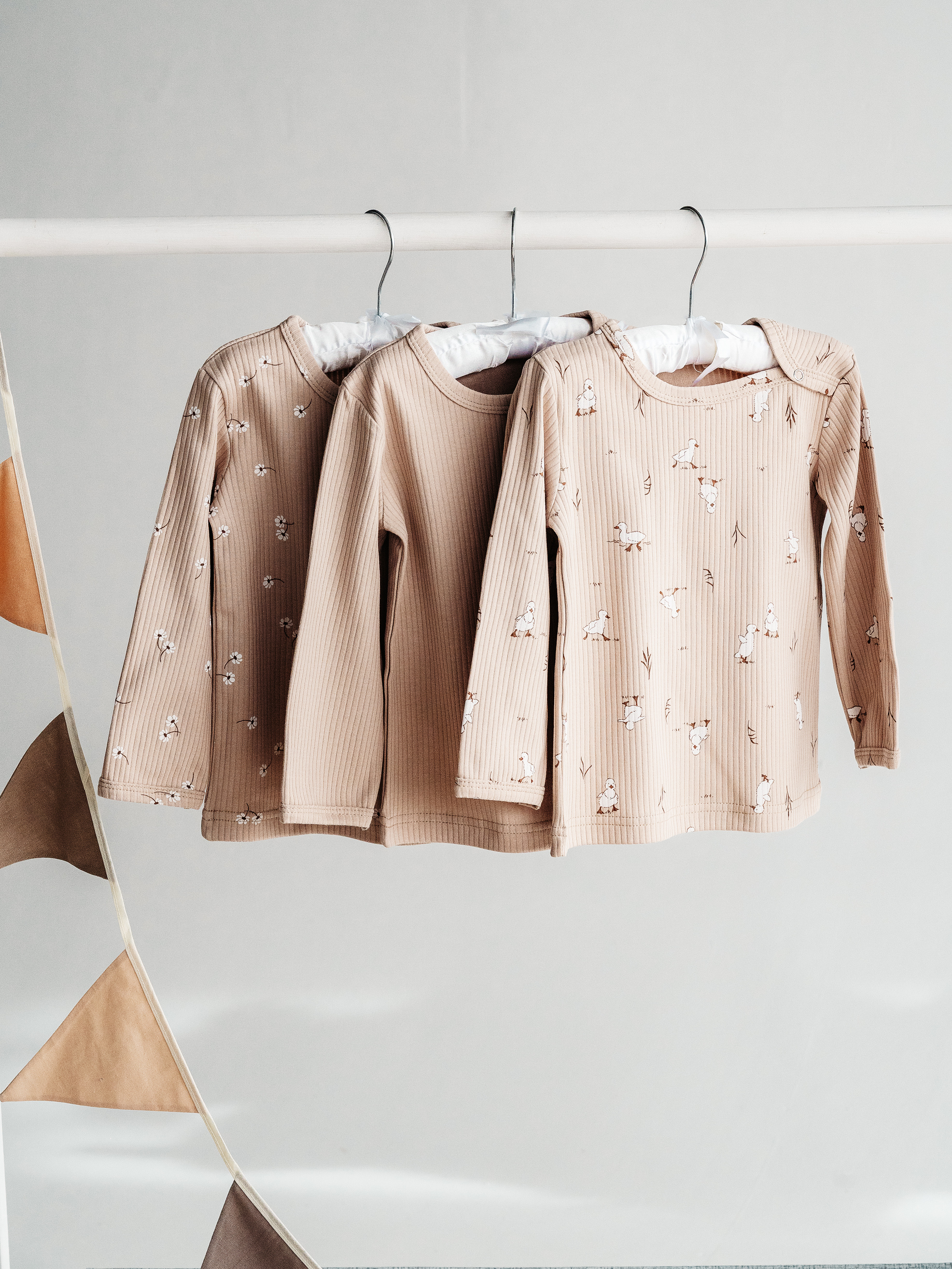 Лонгслив 3 шт. TOPOTUSHKI ТКР1155354ин - фото 1