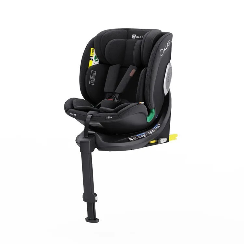 Автокресло KLEE Nova 360 i-Size Isofix 0+/1/2/3 (0-36 кг) черный - фото 1