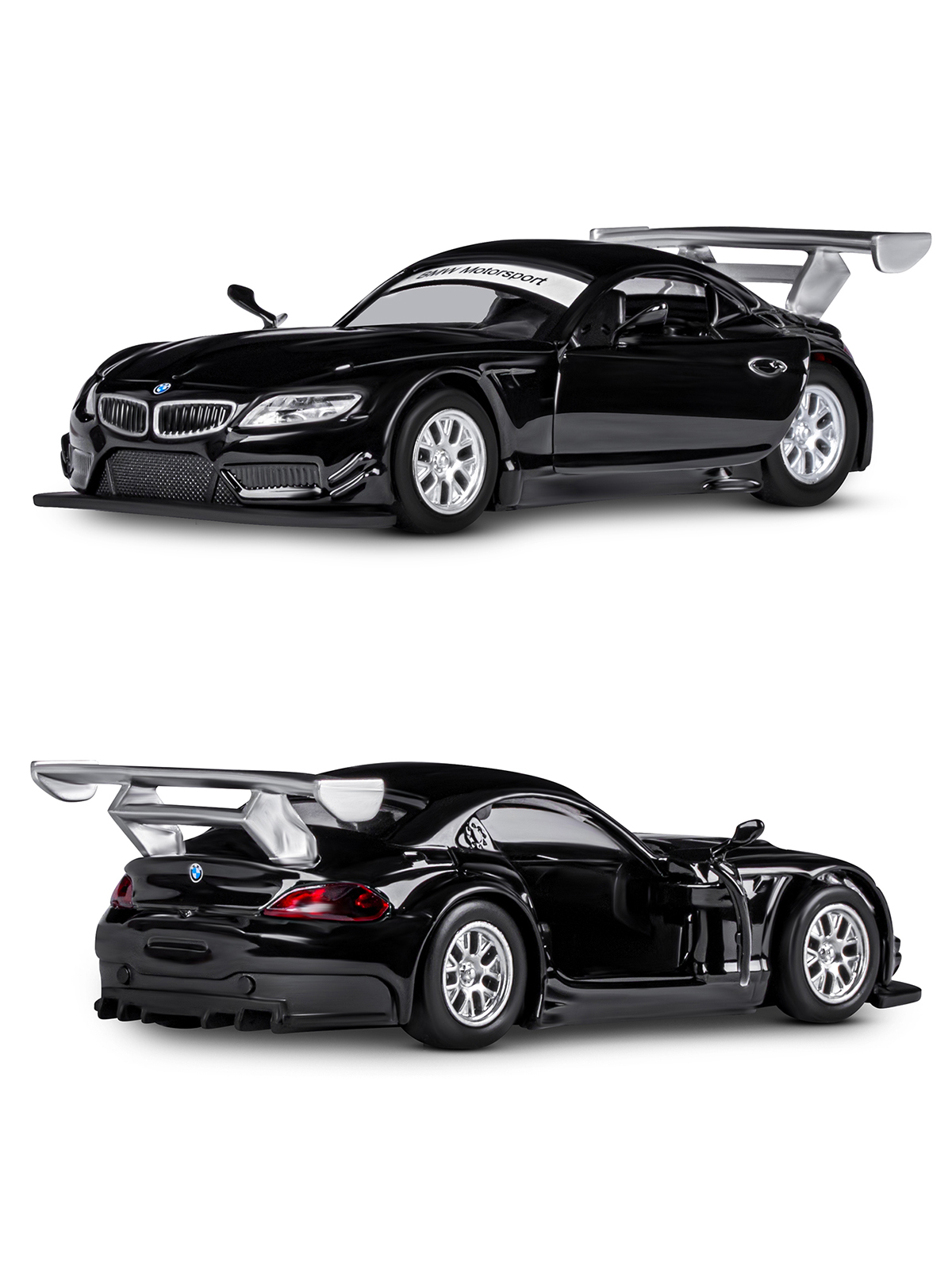 Автомобиль АВТОпанорама BMW Z4 GT3 1:38 JB1200132 - фото 7
