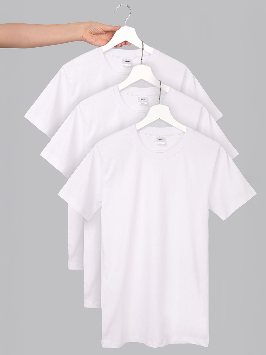 Футболка 3 шт HappyFox HF5501N3белый - фото 1