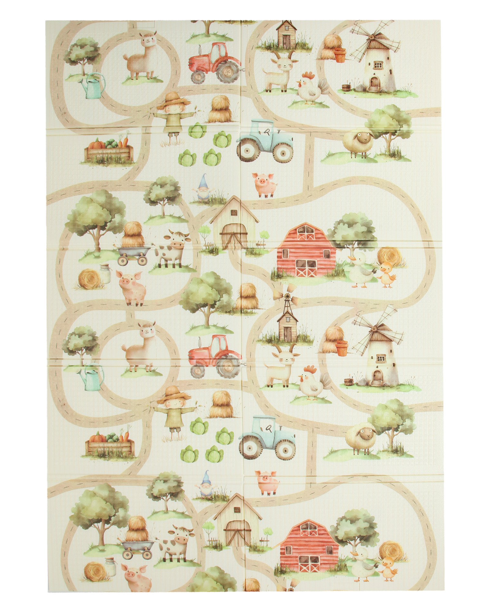 Детский складной коврик BabyGo Soft Ферма 150 x 200 см - фото 3