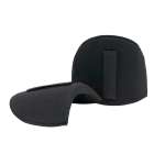 Плечевые накладки Prym полумесяц с липучкой для шитья блузок рубашек M - L 160х115х15 мм черный 993817