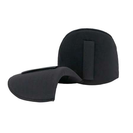 Плечевые накладки Prym полумесяц с липучкой для шитья блузок рубашек M - L 160х115х15 мм черный 993817