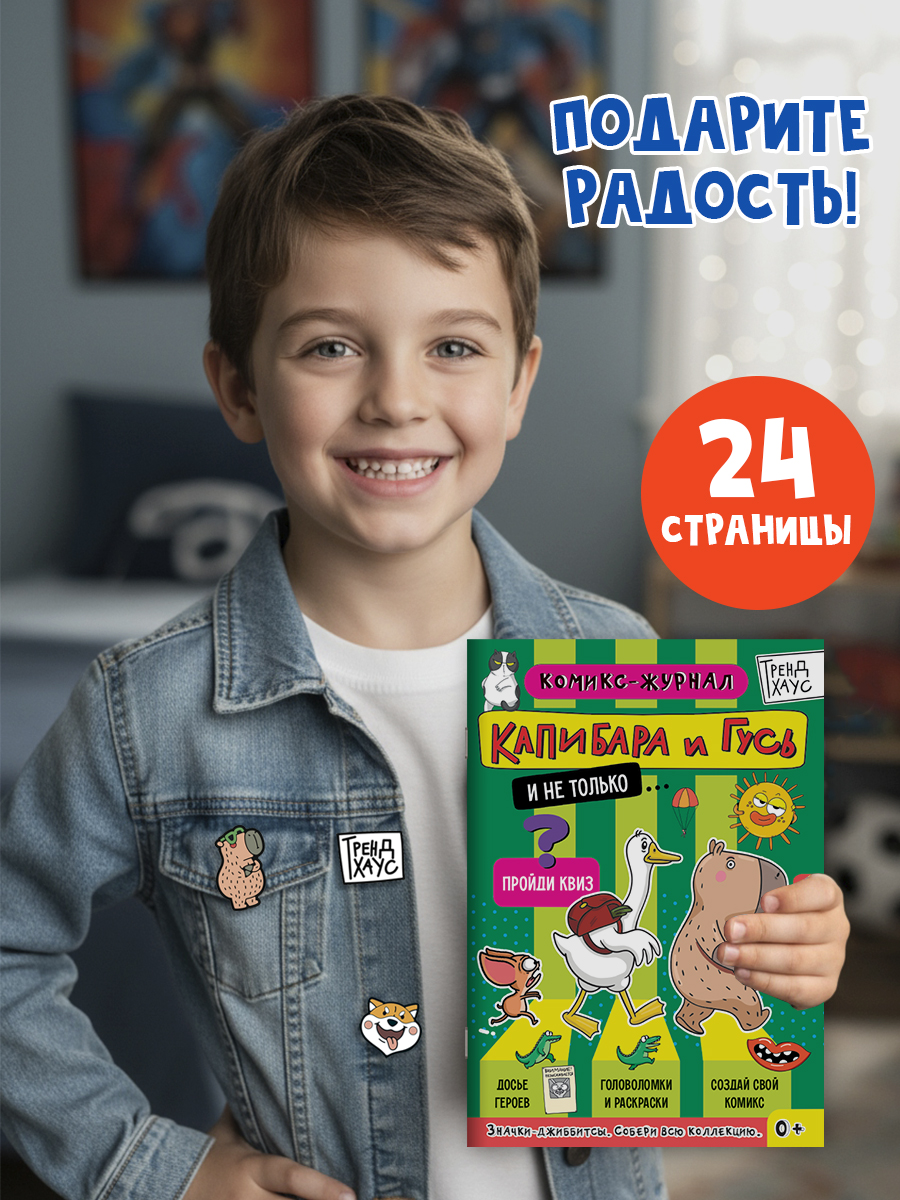 Комикс-журнал Проф-Пресс Капибара и Гусь Трендхаус Выпуск 2 - фото 3