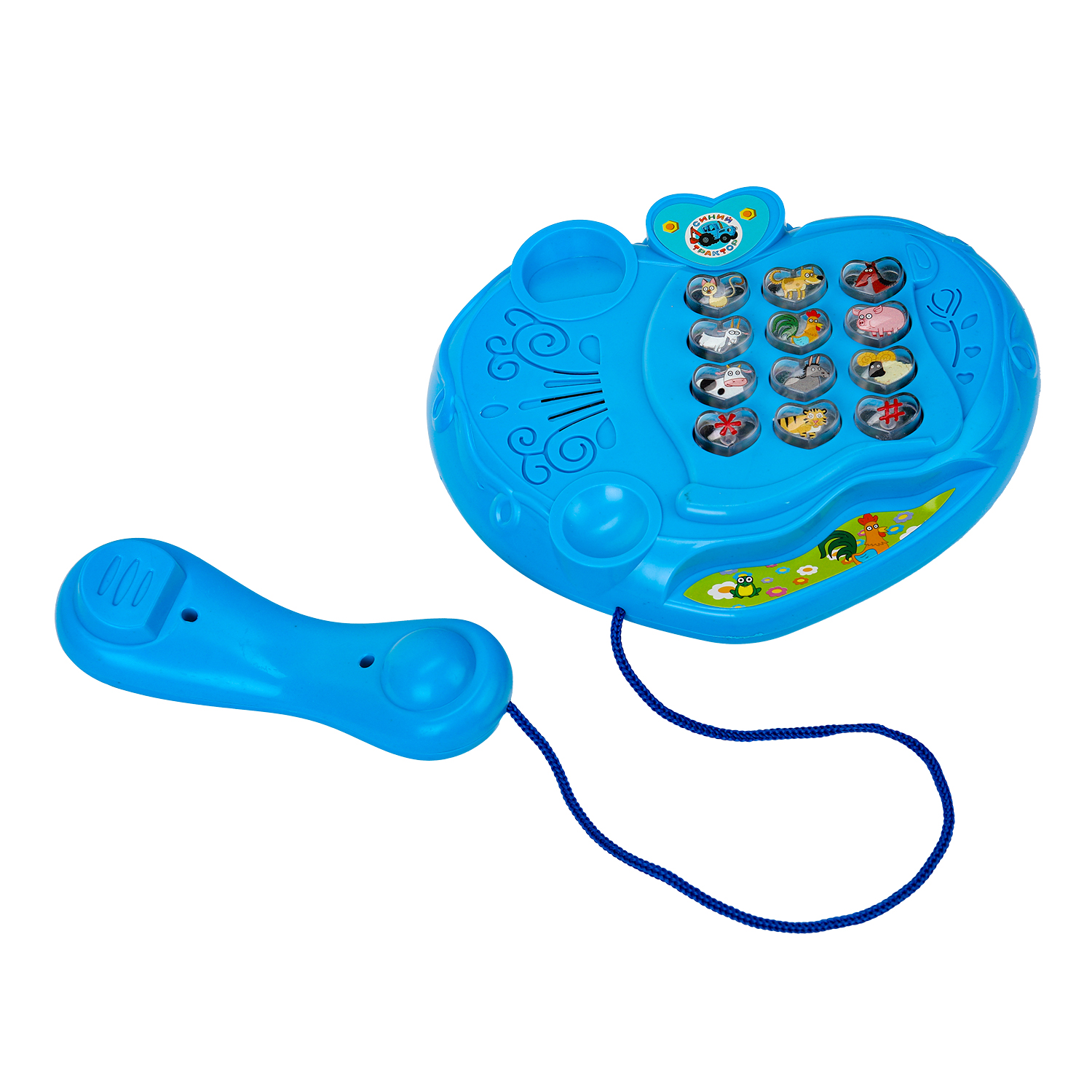 Игрушка УМка телефон Синий трактор Телефончик - фото 3