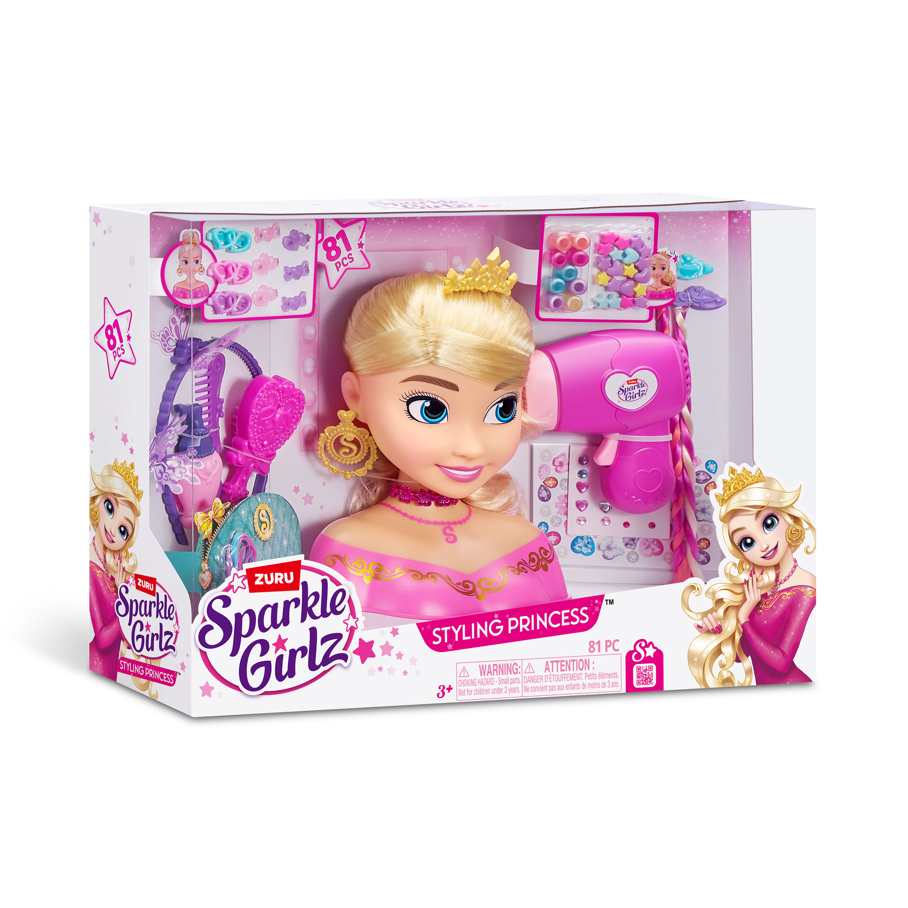 Игрушка Zuru Sparkle Girlz торс для причесок - фото 12
