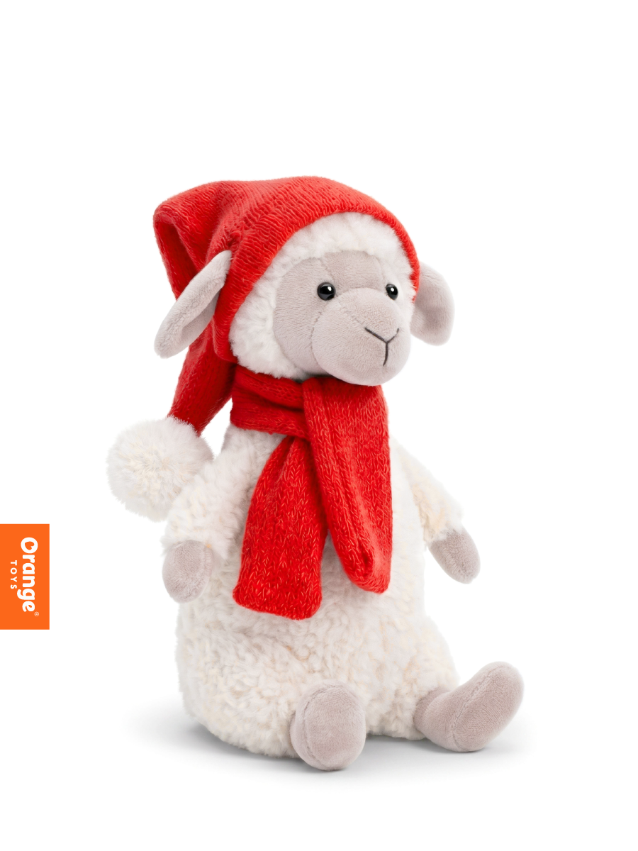 Мягкая игрушка Orange Toys Овечка Ники в красной шапочке - фото 2