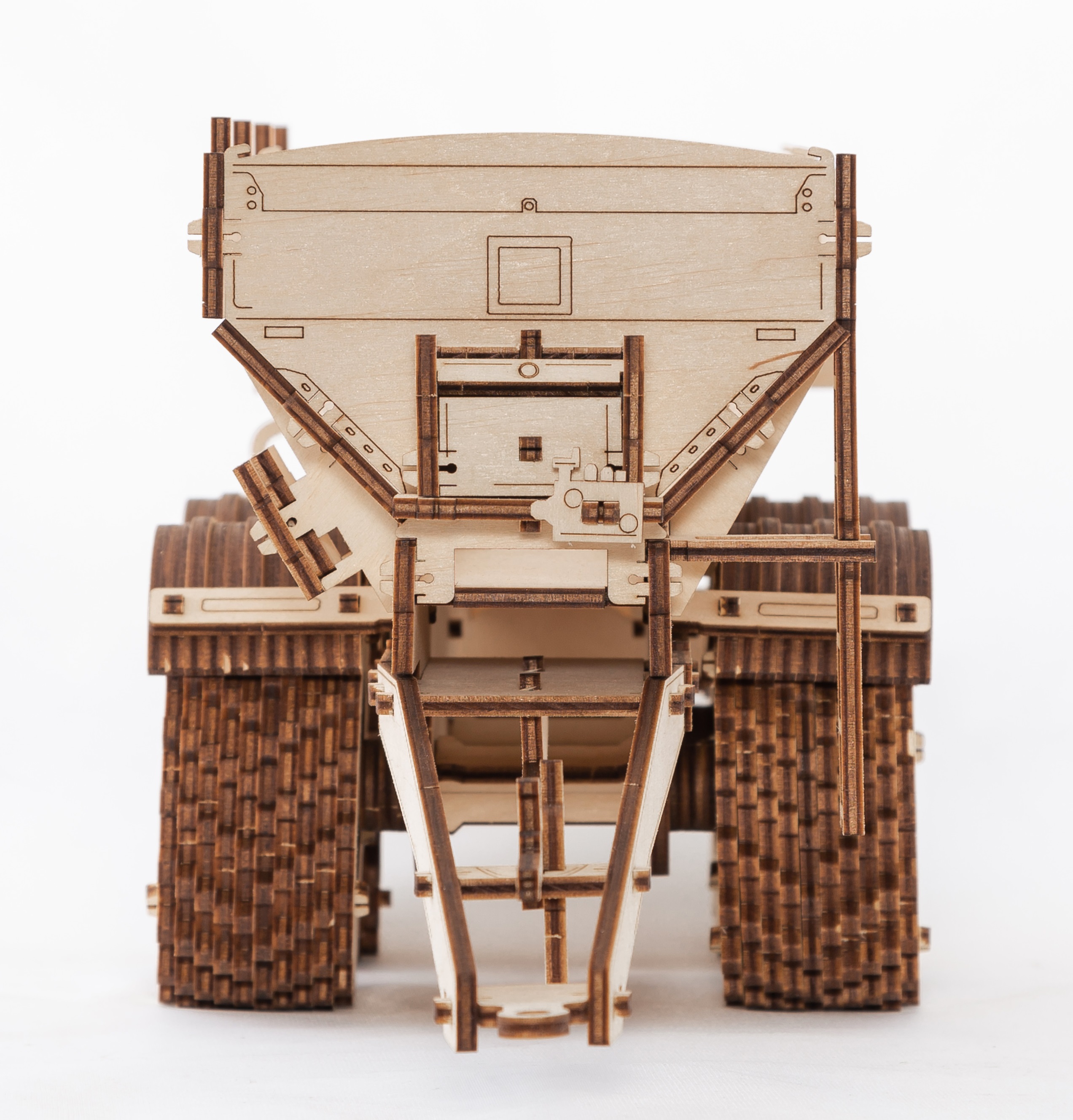 Конструктор Eco Wood Art Прицеп к трактору деревянный - фото 8