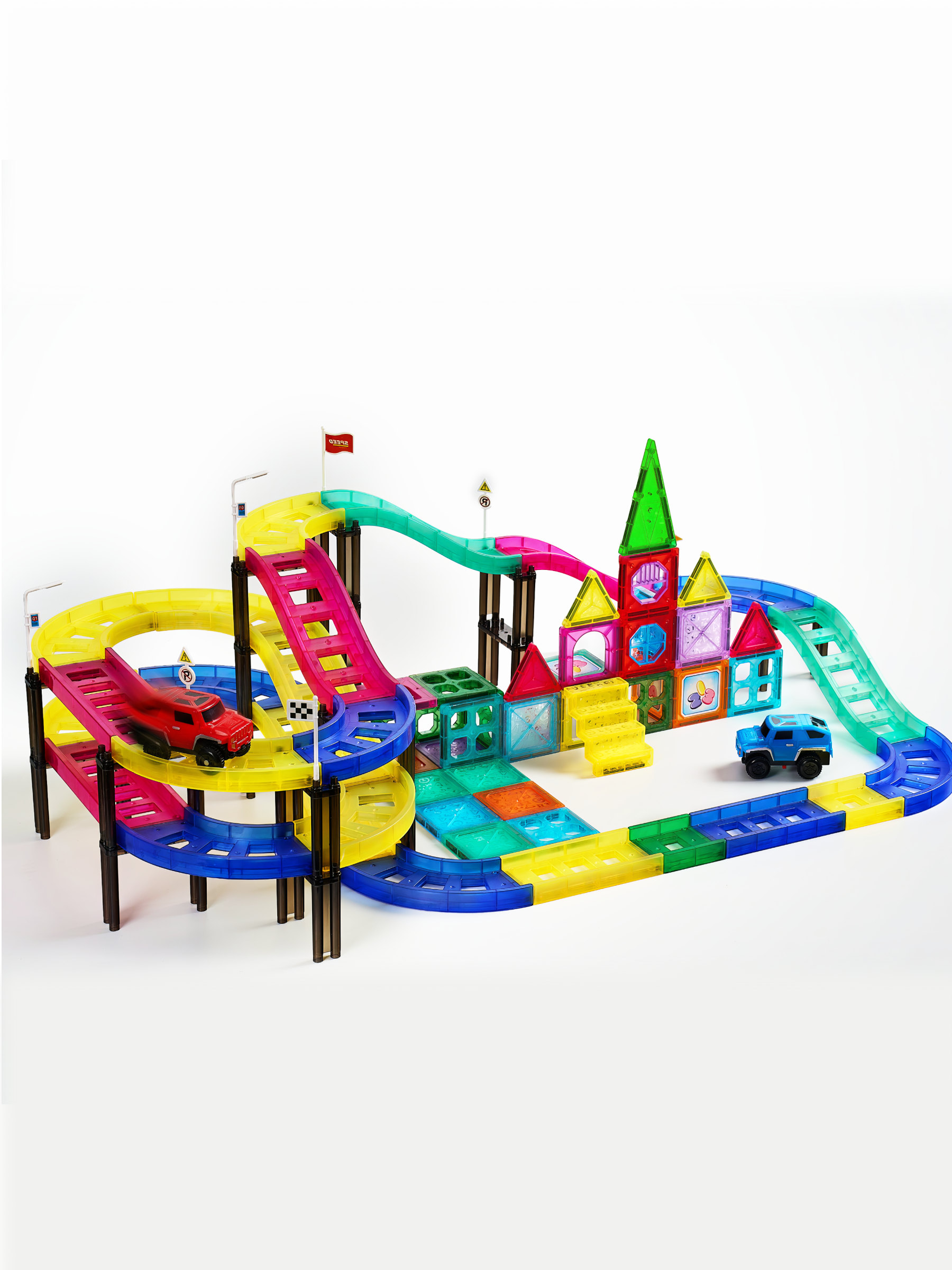 Конструктор SAYFUN toys магнитный 96 дет. - фото 13