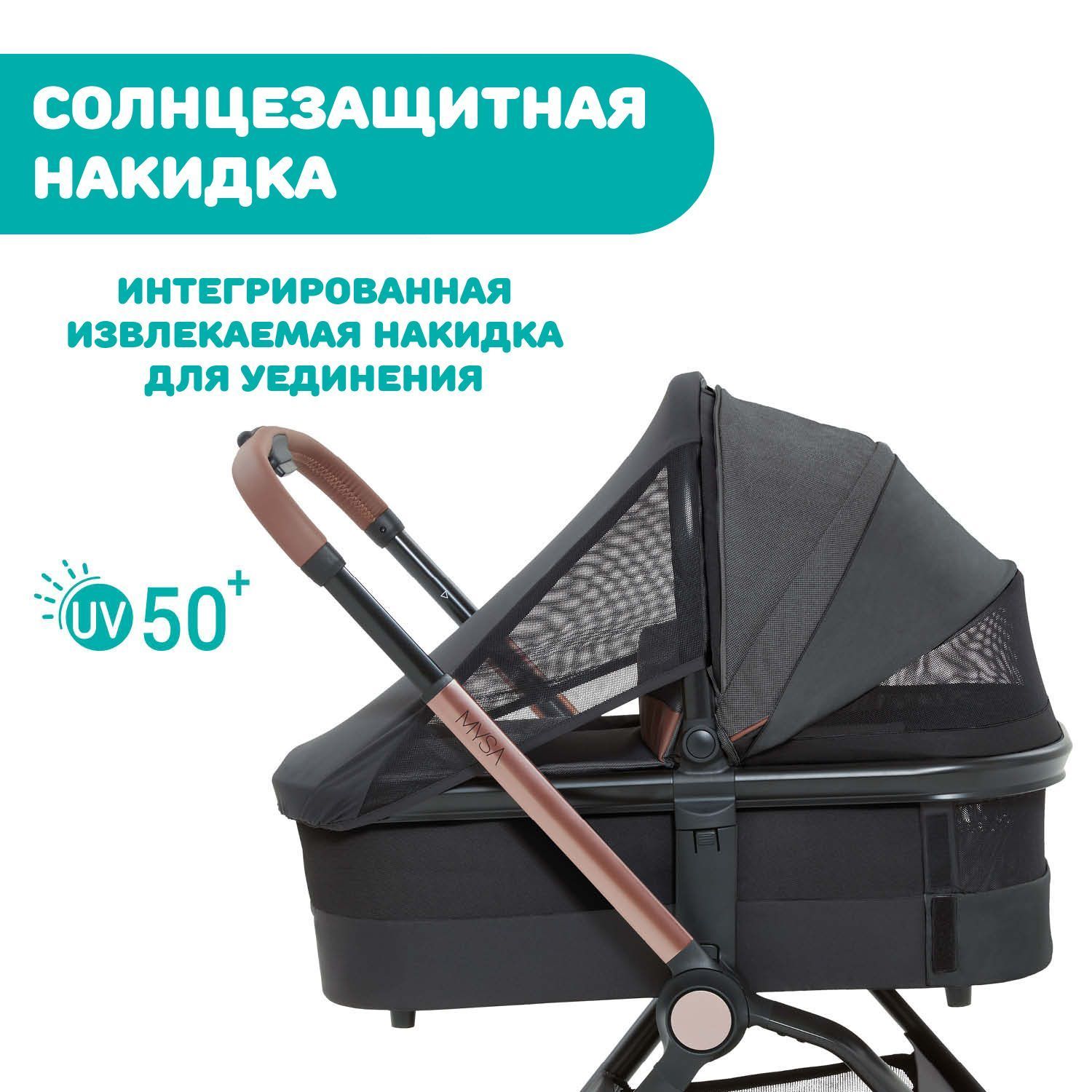 Люлька Chicco Mysa с рождения Black Satin - фото 7