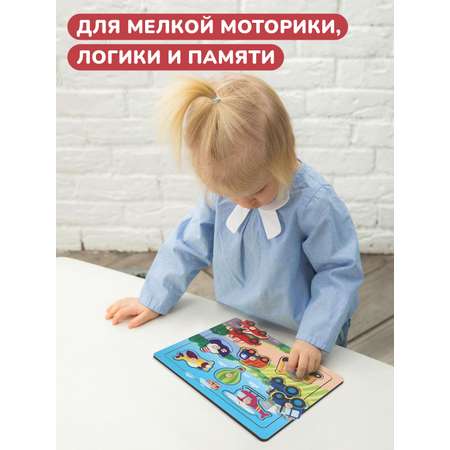 Игрушка Mapacha рамка-вкладыш Монтессори Мелкая моторика