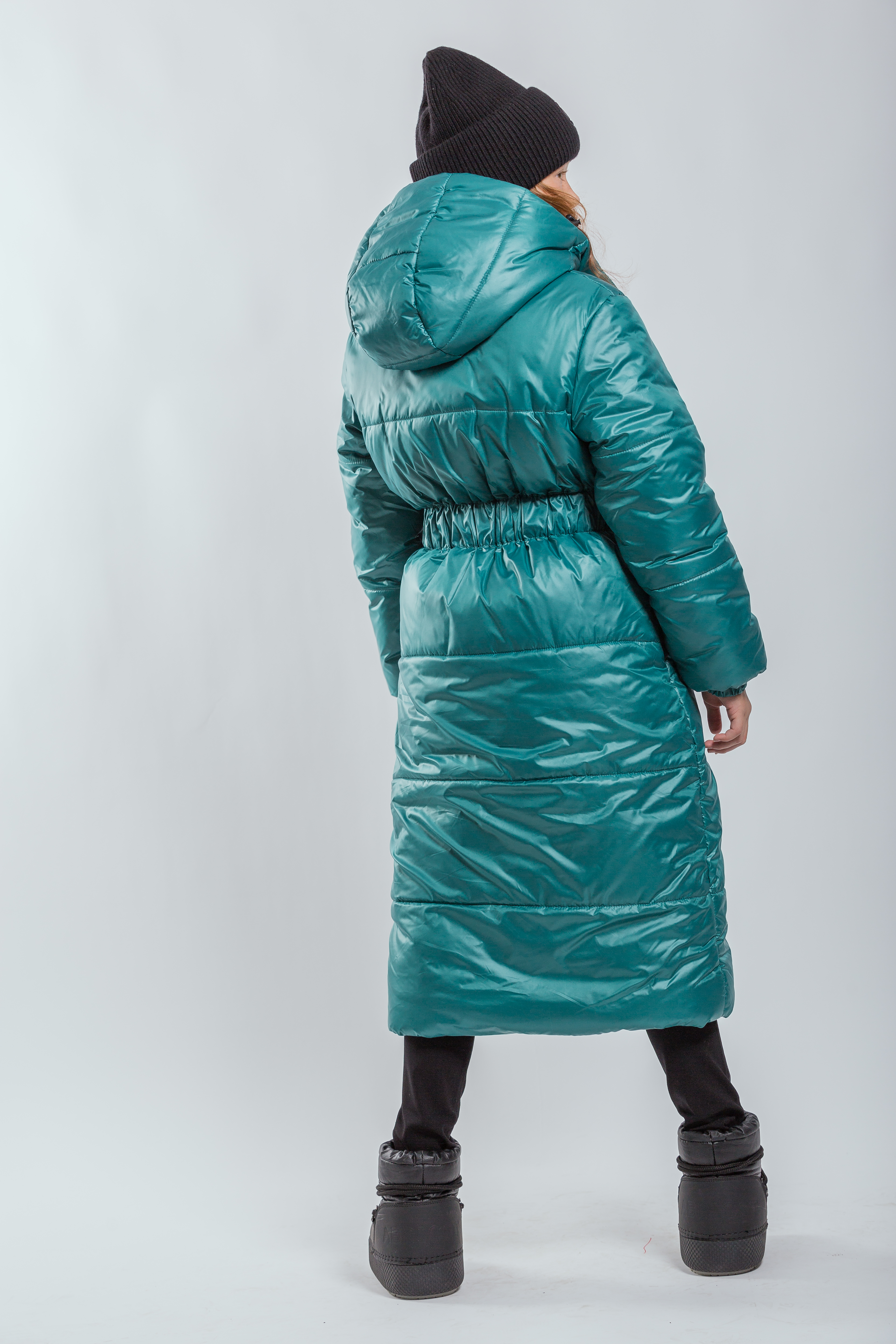 Пальто Orso Bianco OB40992-02_изумрудный - фото 5