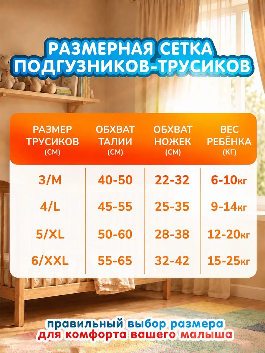 Трусики MyKiddo Classic XL (12-20 кг) 34 шт. - фото 12