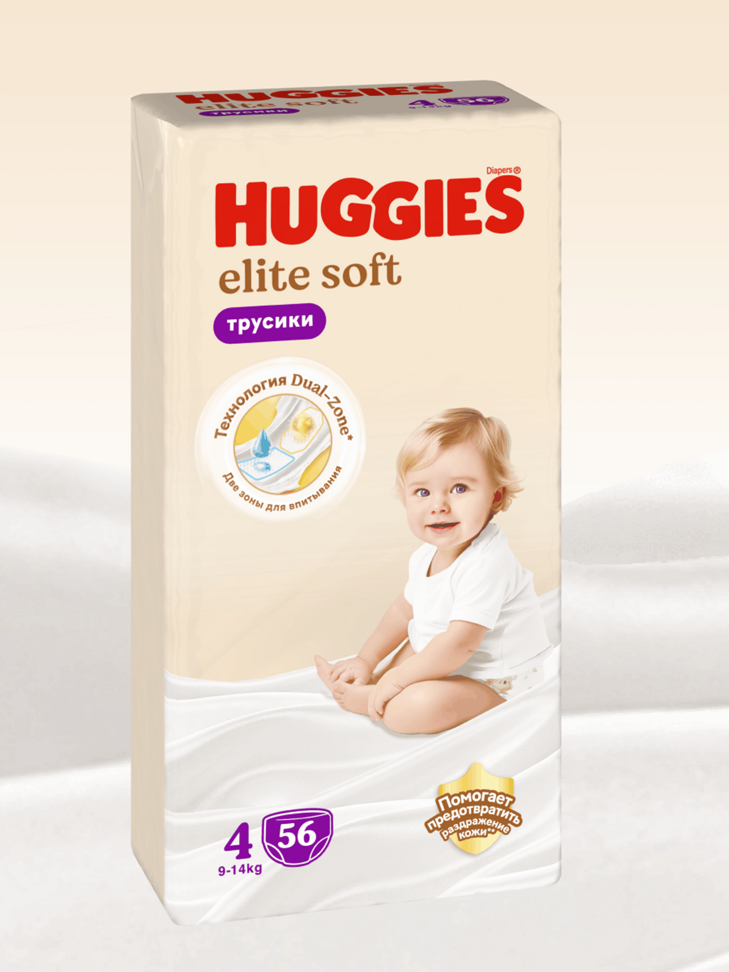 Трусики Huggies Elite Soft 4 (9-14 кг) 56 шт. - фото 2