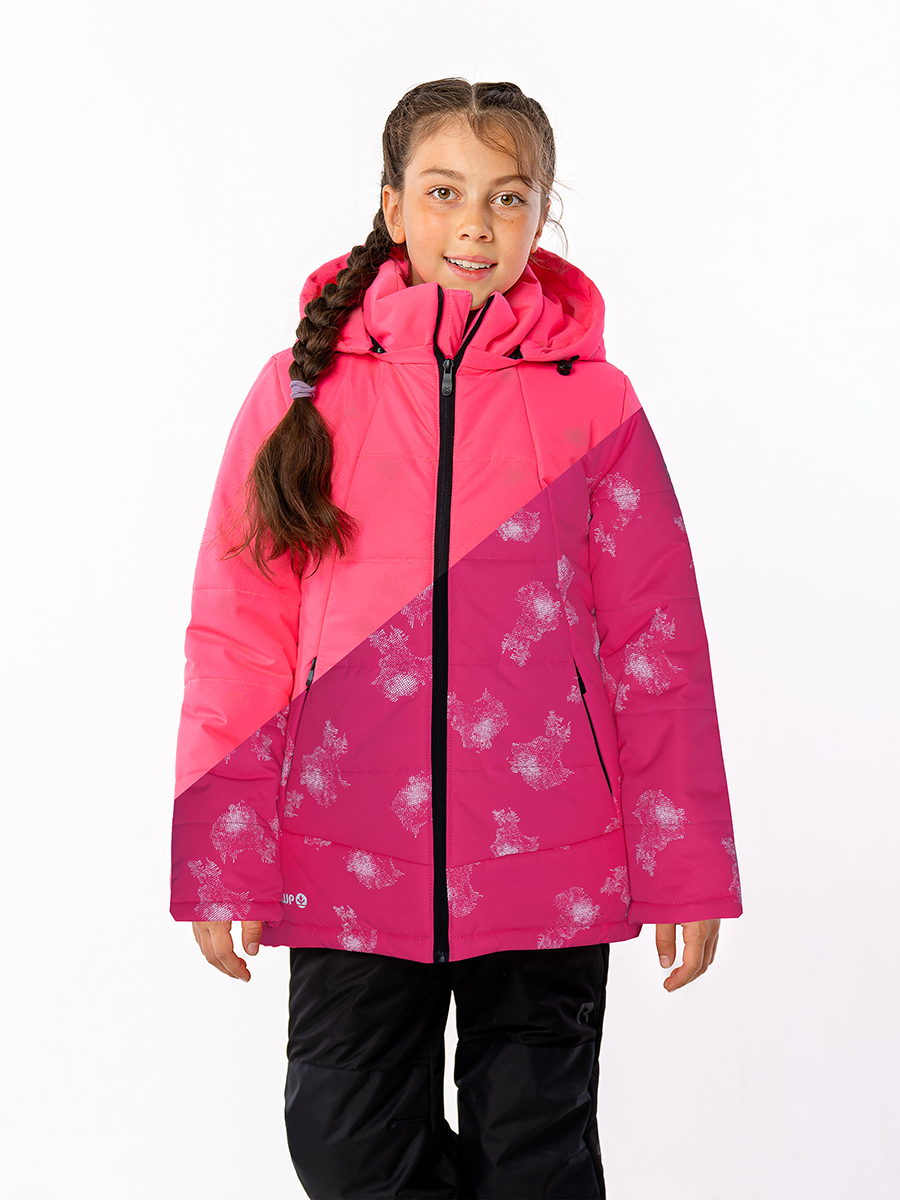 Куртка и полукомбинезон RODOS М-283/розовый_неон - фото 2