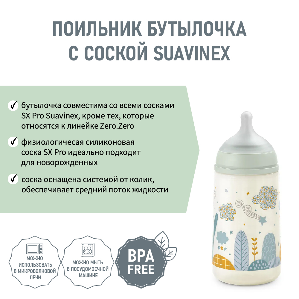 Бутылочка Suavinex Anti-Colic 270 мл - фото 3