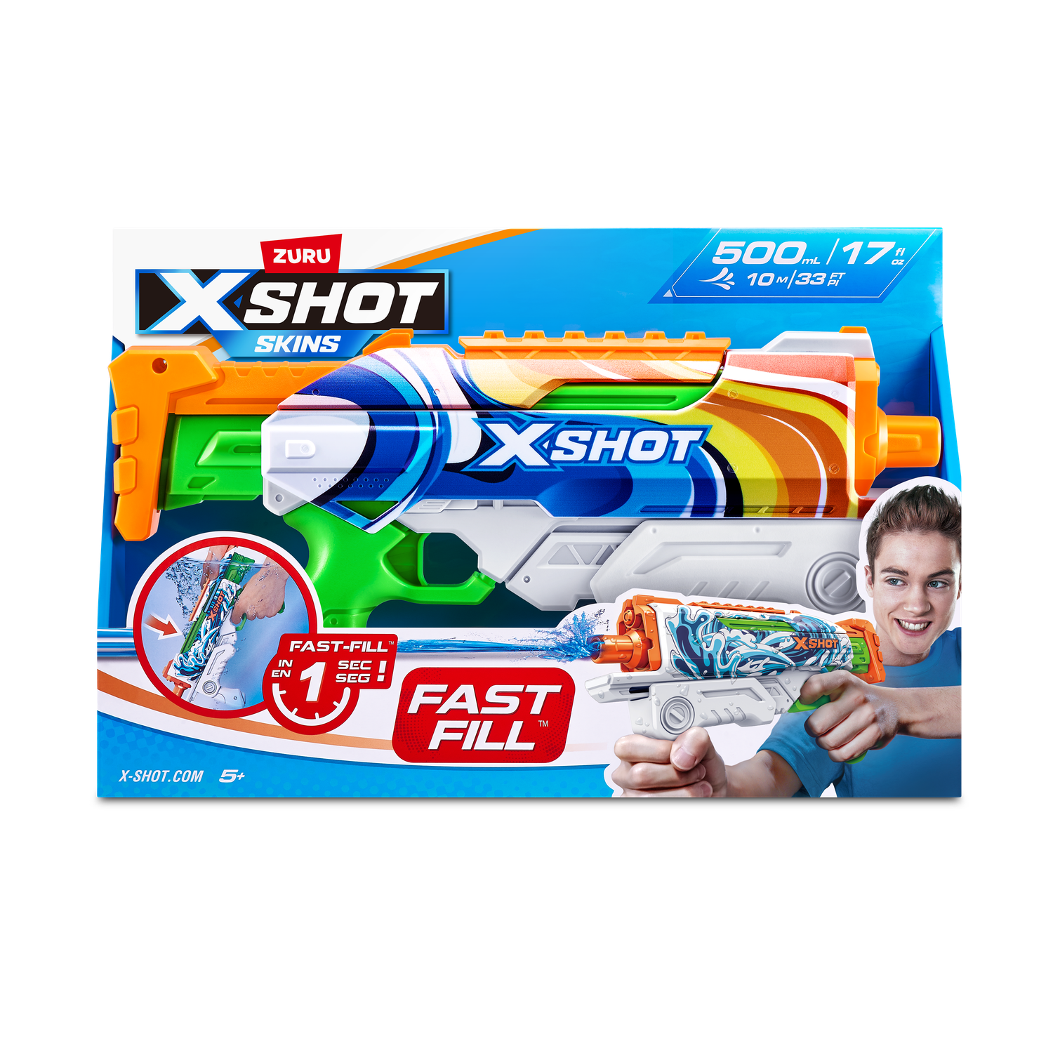 Бластер водный Zuru XSHOT  Skins Гиперлоад - фото 6