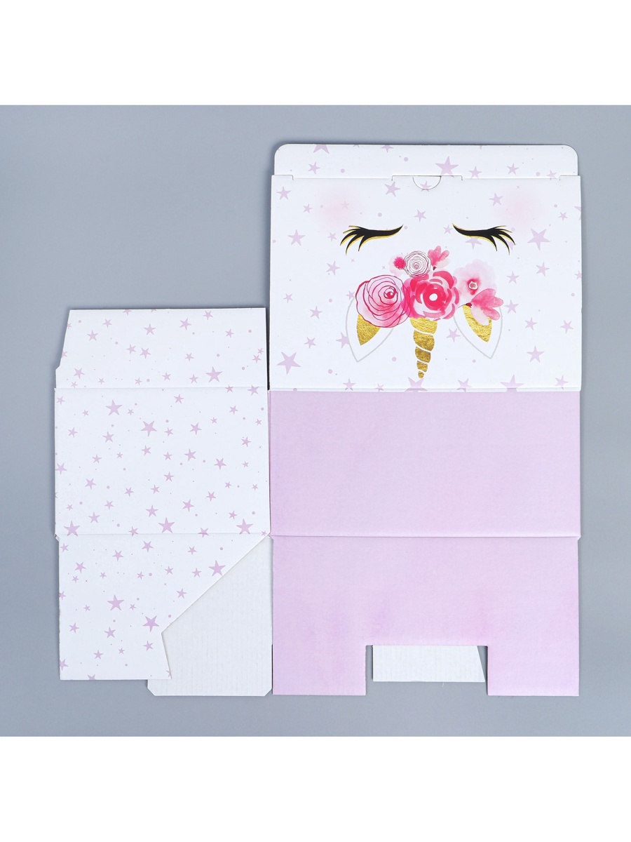 Коробка сборная Дарите Счастье Единорог 22 х 15 х 10 см - фото 8