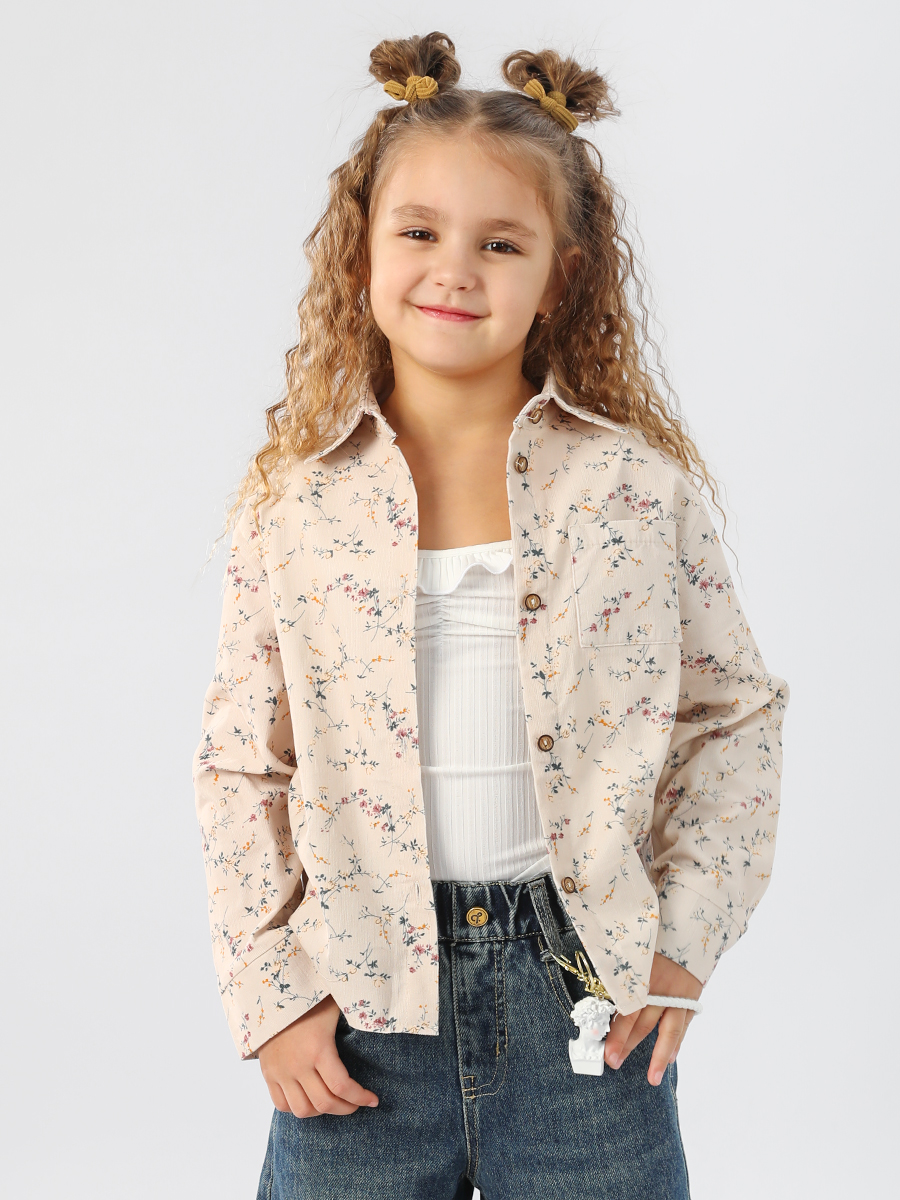 Рубашка Соль и Перец SP1511/кремово-голубой - фото 10