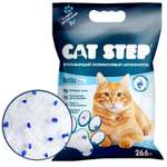 Наполнитель для кошек Cat Step Arctic Blue впитывающий силикагелевый 26.6л