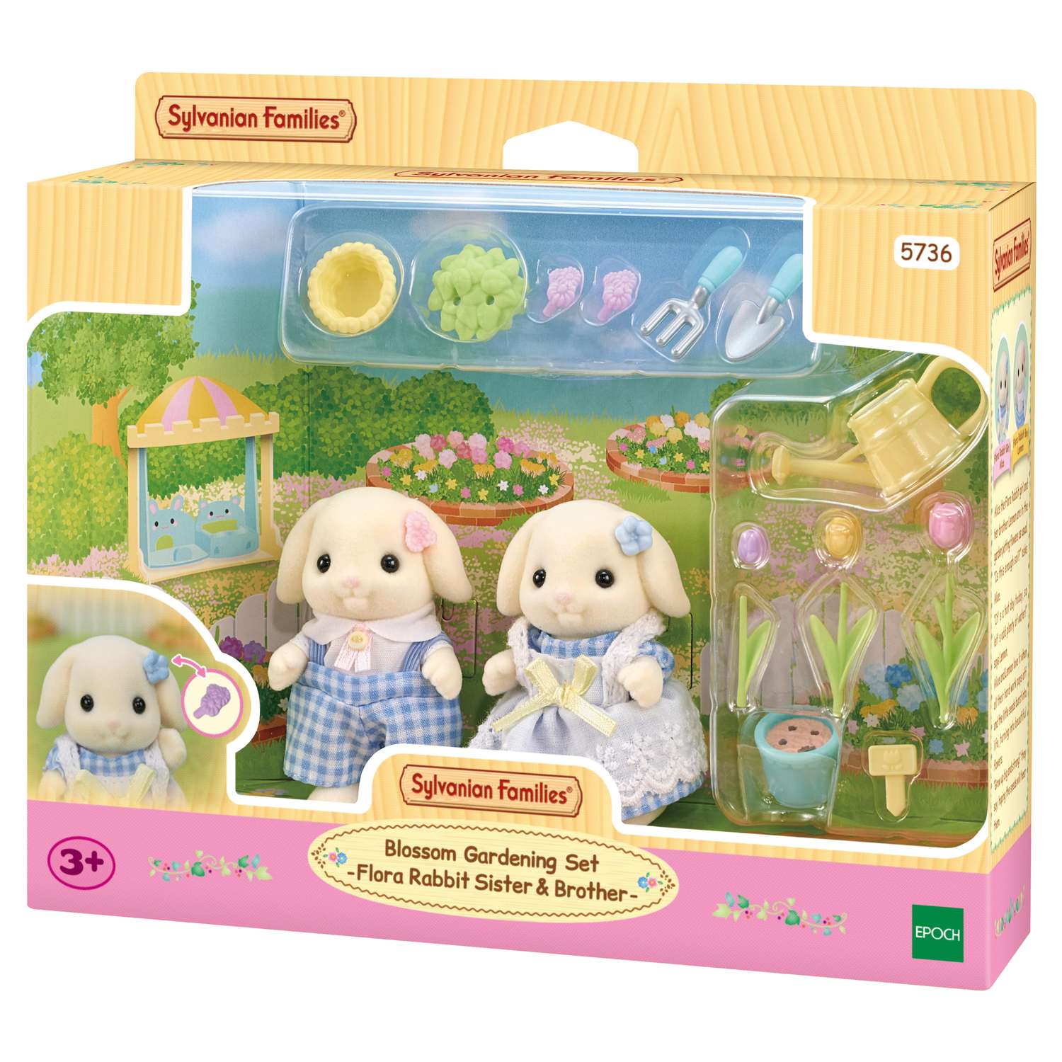 Игровой набор Sylvanian Families Цветочные кролики - фото 2