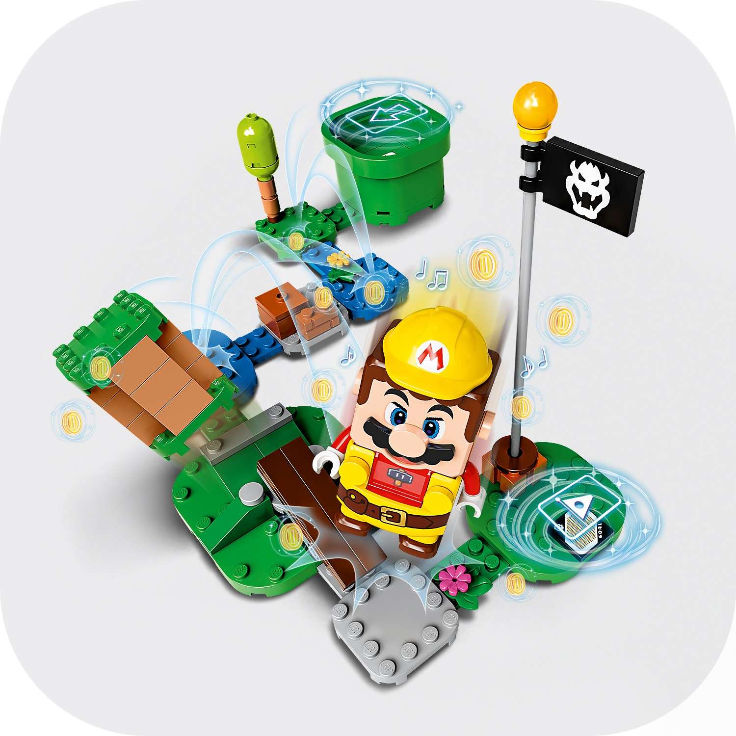 Конструктор LEGO Super Mario Марио-строитель - фото 9