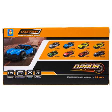Автомобиль РУ 1TOY Драйв 1:24 в ассортименте