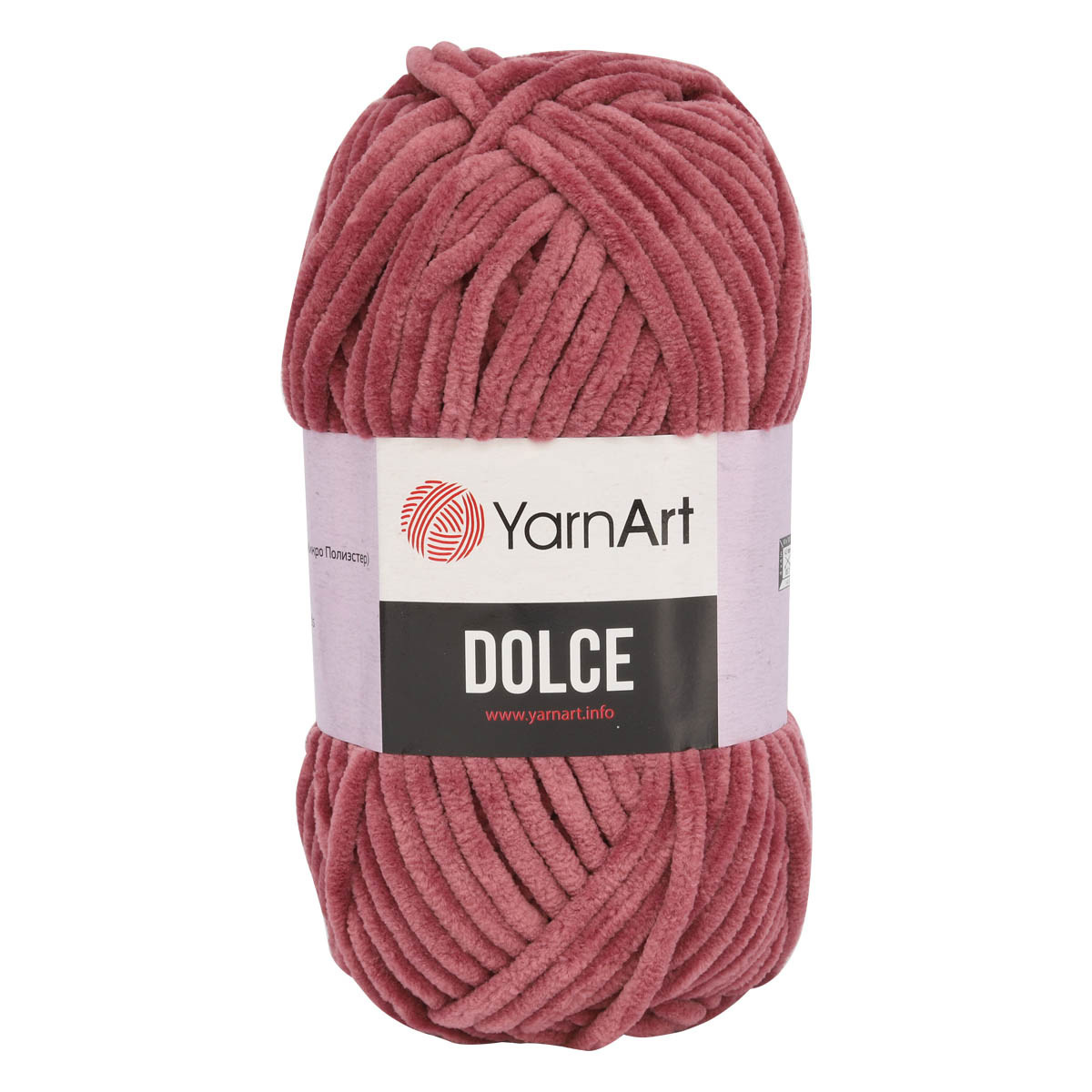 Пряжа для вязания YarnArt Dolce 100 гр 120 м микрополиэстер пушистая плюшевая 5 мотков 751 пыльный кедр - фото 6