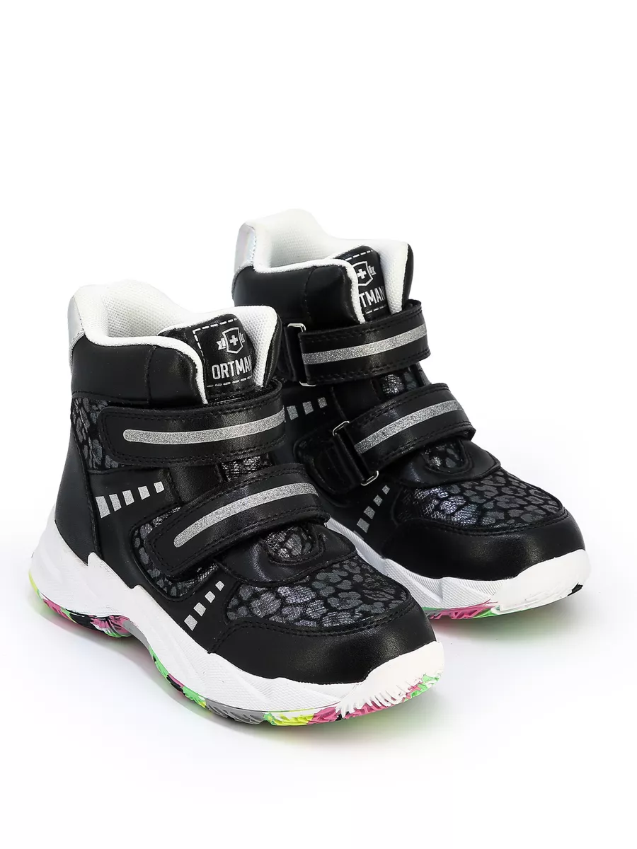 Ботинки ORTMANN kids 7.123.2_Marne_черный гепард - фото 1