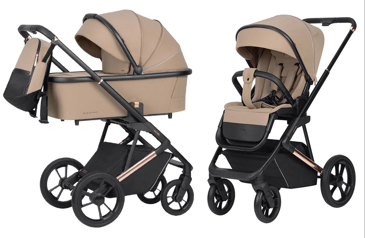 Коляска 2в1 Carrello Sigma CRL-6509 бежевый - фото 2