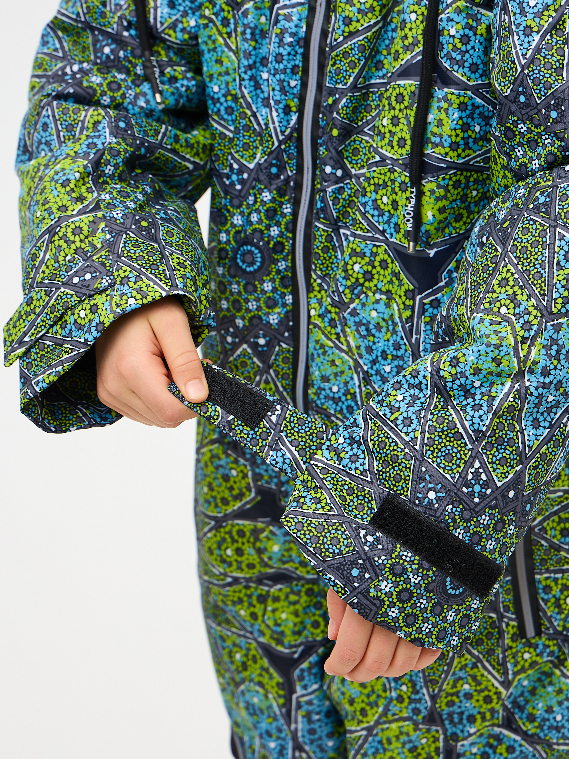 Комбинезон Kvartet 854 т.серый- салат - фото 15