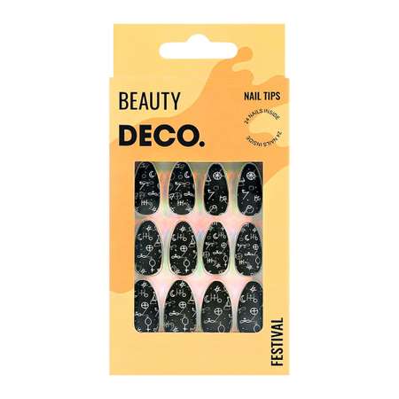 Набор накладных ногтей DECO. Festival numerology (24 шт + клеевые стикеры 24 шт)