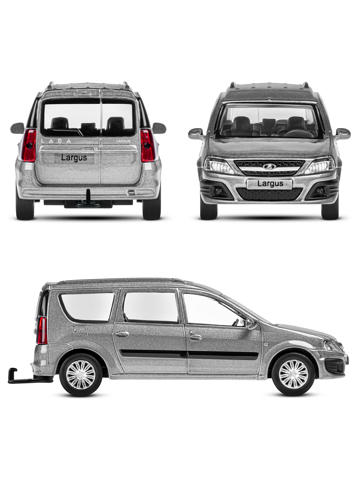 Автомобиль АВТОпанорама LADA Largus 1:43 JB1251627 - фото 8