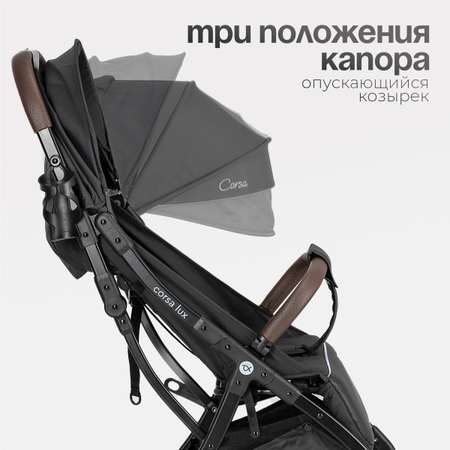 Коляска прогулочная Tomix Corsa Lux черный