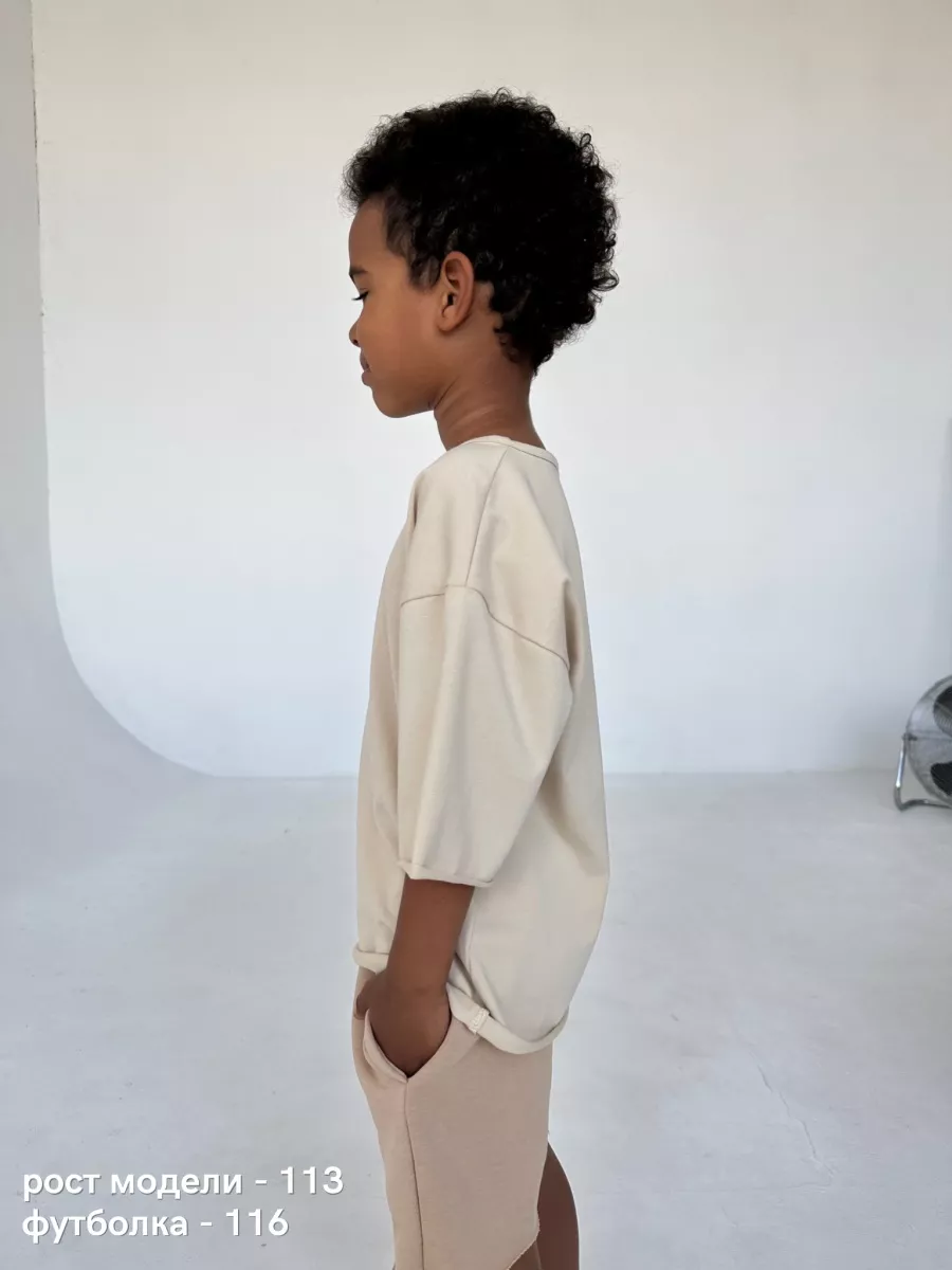 Футболка ROOMY ESSENCE BASICshirt/beige - фото 5