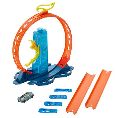 Трек Hot Wheels Петля с ускорителем с пусковой установкой
