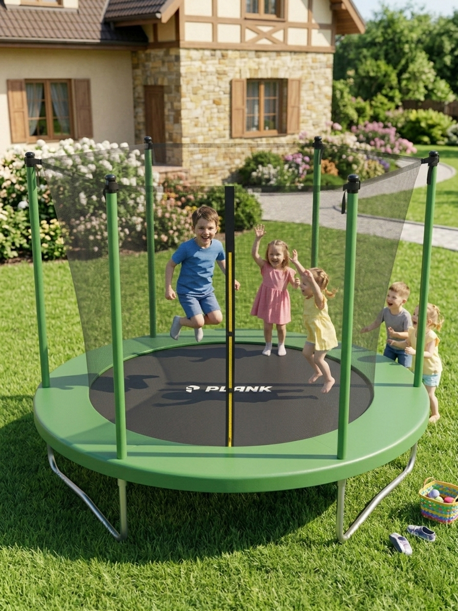 Батут уличный Plank SKY 10ft internal 305см с внутренней сеткой - фото 8