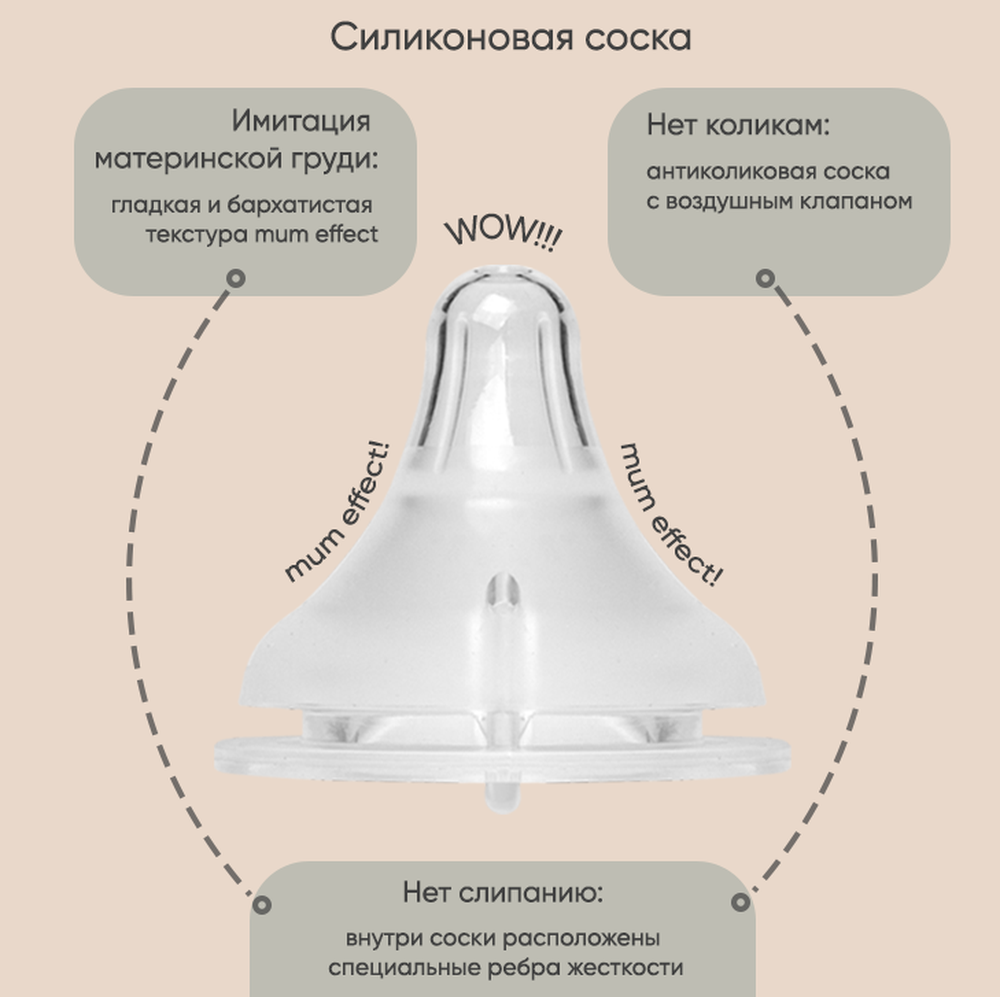 Бутылочка Paomma Anti-Colic 240 мл - фото 3