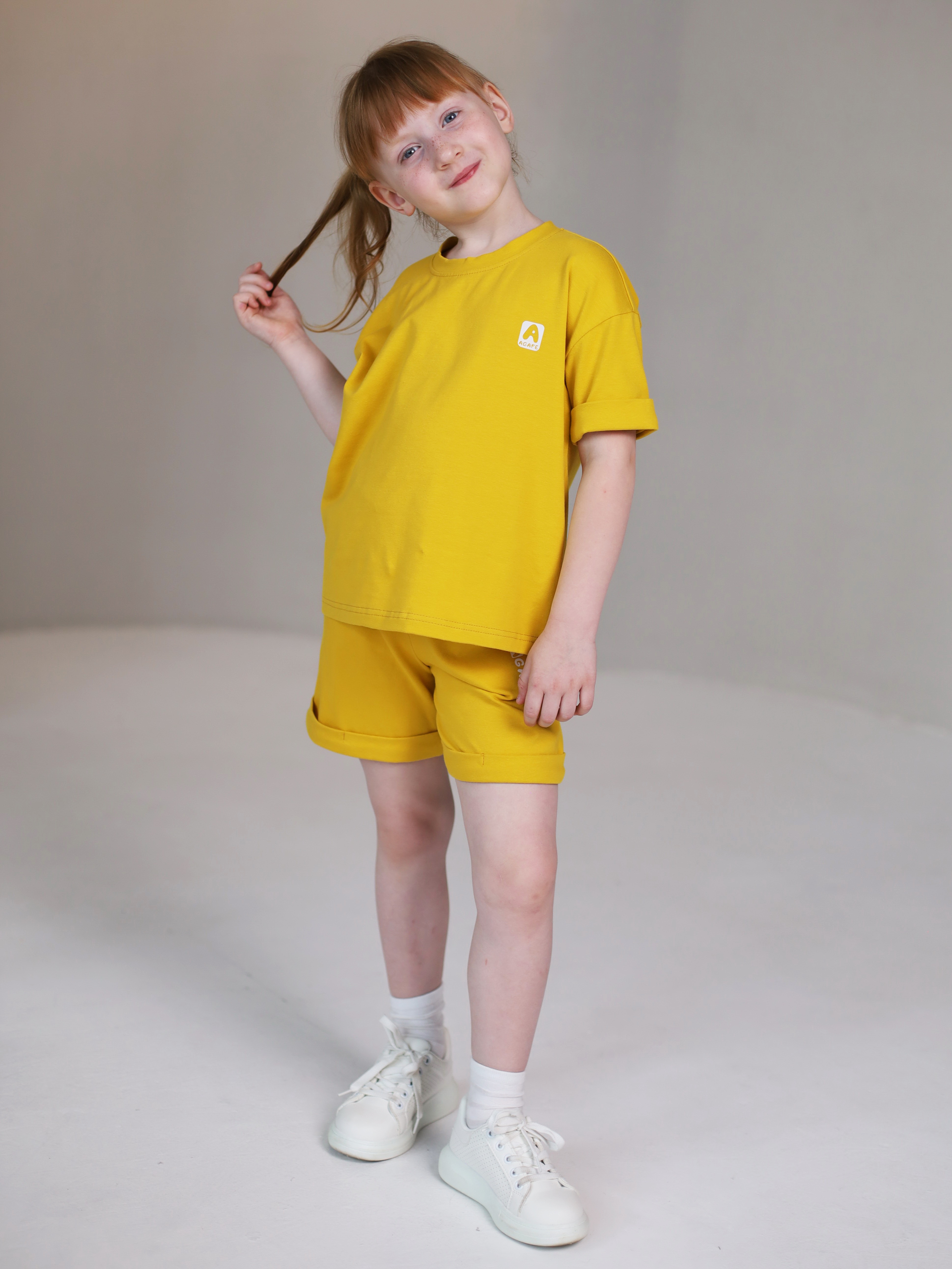 Костюм Агапэ 8016_горчичный - фото 6